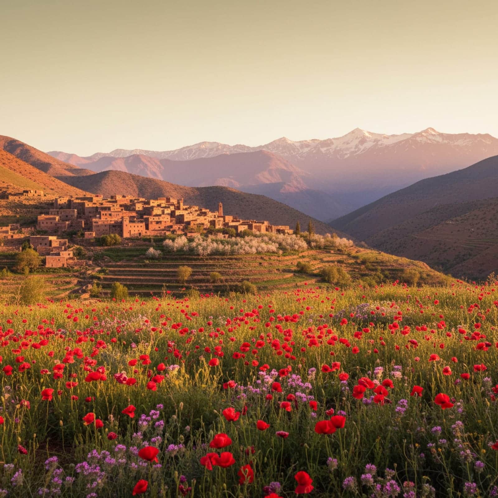 Ourika-Tal & Atlas-Wildblumen: der Frühlingsführer durch Marokkos Berge