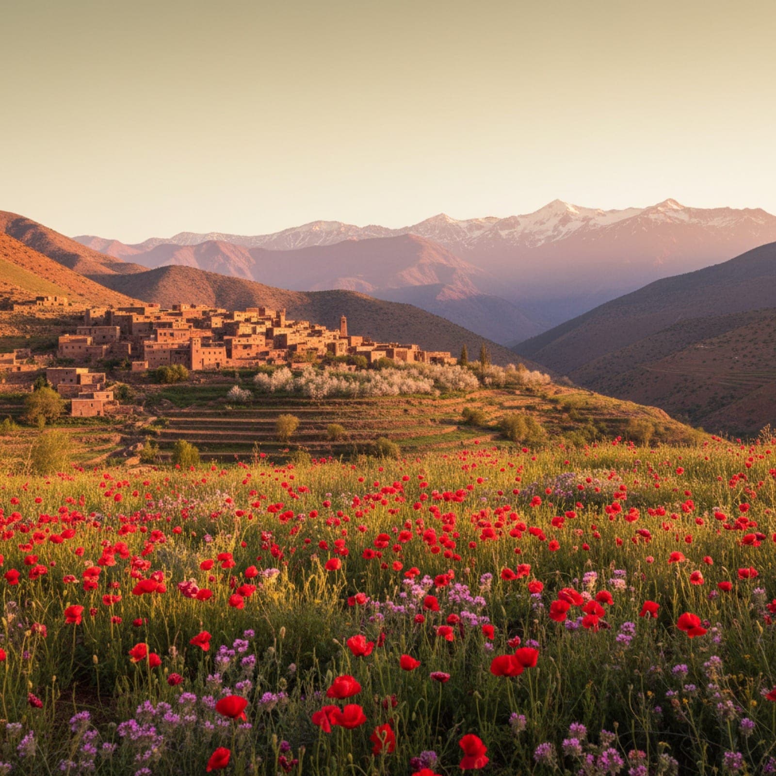 Ourika-Tal & Atlas-Wildblumen: der Frühlingsführer durch Marokkos Berge
